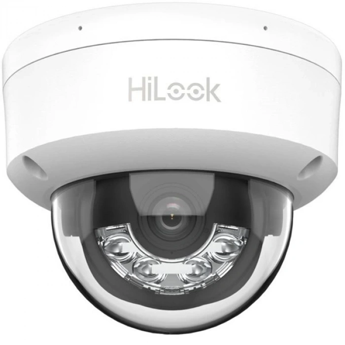 HILOOK 2MP IPC-D120HA-LU 2.8MM Dual Light Sesli Ip Dome Kamera