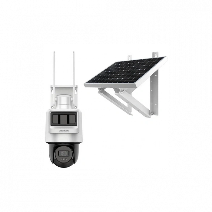 HILOOK PTZ-N2C400I-K/4G/C09S20, 4Mpix,  2.8mm, 30Mt Gece Görüşü, Dahili Mikrofon, PIR+RADAR,  4G, Solar  PT IP Kamera