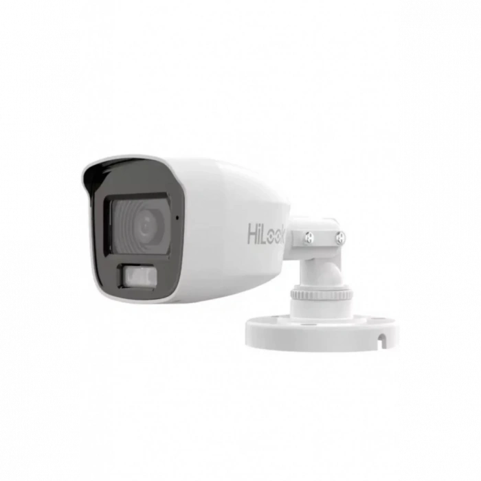 HILOOK THC-B127-LPS, 2Mpix, 2.8mm Lens, 20Mt Gece Görüşü, IP66, Dual Light, Dahili Mikrofon, Bullet Kamera