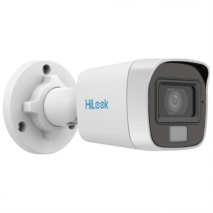 HILOOK THC-B129-LPS, 2Mpix, 2.8mm Lens, 20Mt Gece Görüşü, IP66, Color Vu, Dahili Mikrofon, Bullet Kamera