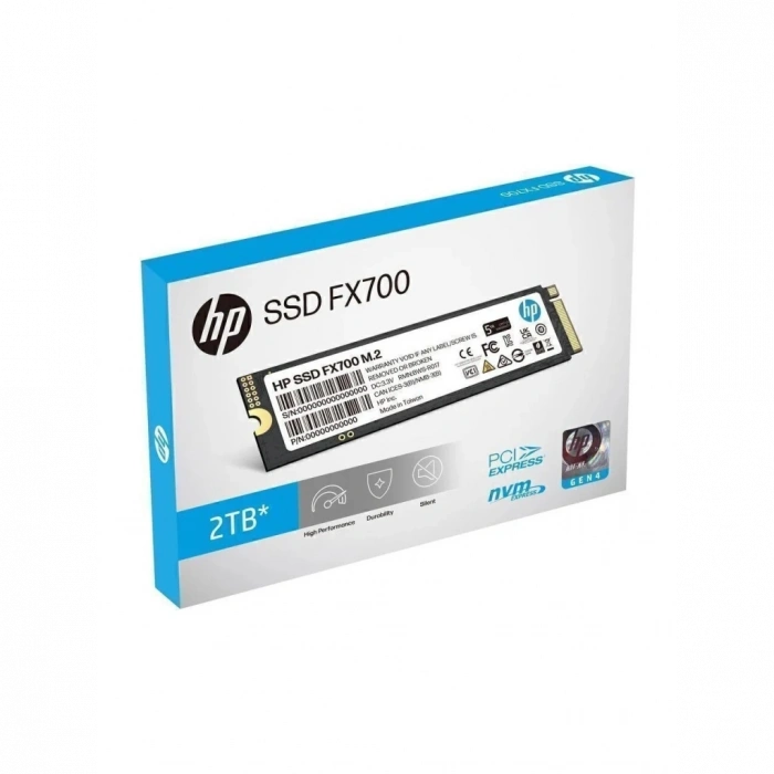 HP 8U2N5AA, FX700, 2TB, 7200/6200, Gen4, NVMe PCIe M.2, 3D NAND, SSD