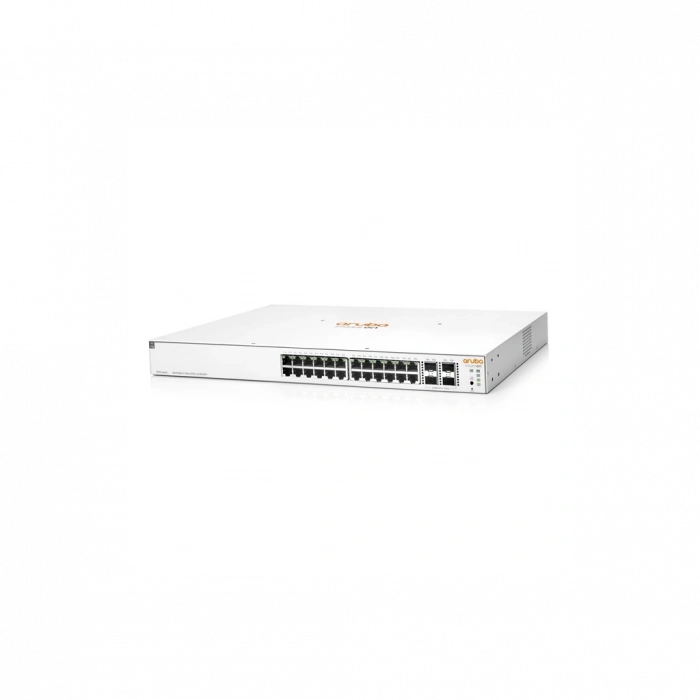 HP Aruba Instant On, JL683B, 1930-24G, 24Port, GigaBit, PoE 195W, 4 Port Gigabit SFP, Yönetilebilir, Rack Mount Switch