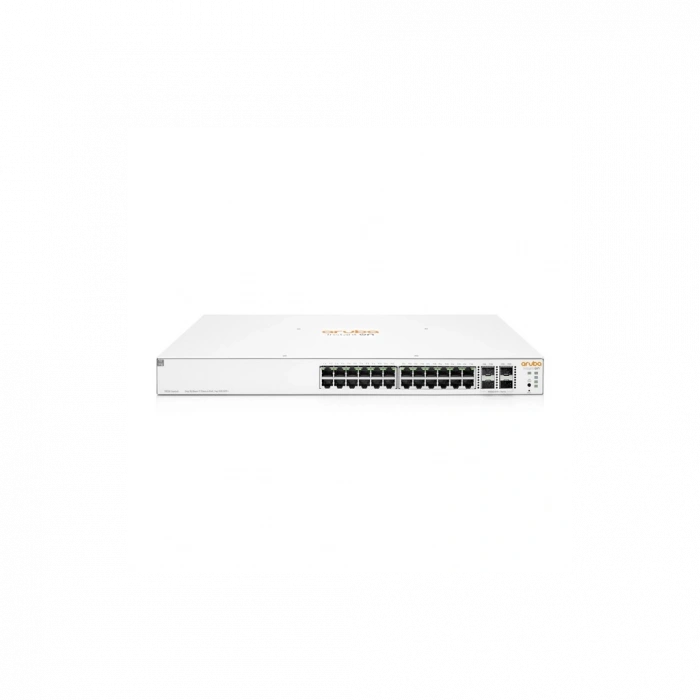 HP Aruba Instant On, JL683B, 1930-24G, 24Port, GigaBit, PoE 195W, 4 Port Gigabit SFP, Yönetilebilir, Rack Mount Switch