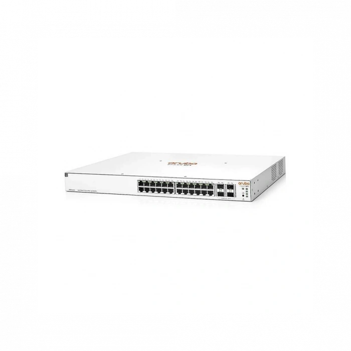 HP Aruba Instant On, JL684B, 1930-24G, 24Port, GigaBit, PoE 370W, 4 Port Gigabit SFP, Yönetilebilir, Rack Mount Switch