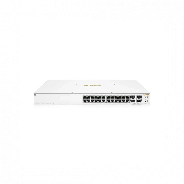 HP Aruba Instant On, JL684B, 1930-24G, 24Port, GigaBit, PoE 370W, 4 Port Gigabit SFP, Yönetilebilir, Rack Mount Switch
