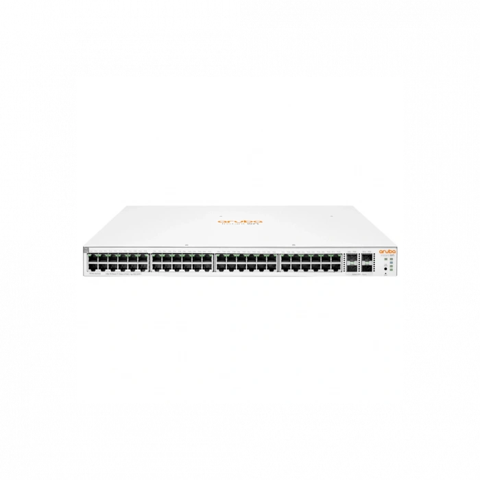 HP Aruba Instant On, JL686B, 1930-48G, 48Port, GigaBit, PoE 370W, 4 Port Gigabit SFP, Yönetilebilir, Rack Mount Switch