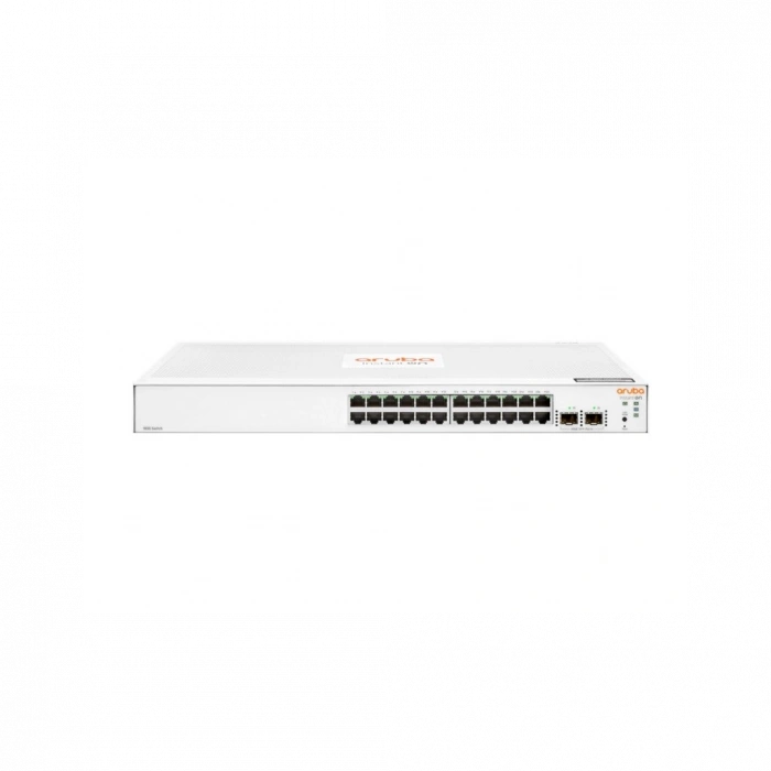 HP Aruba Instant On, JL812A, 1830-24G, 24Port, GigaBit, 2 Port Gigabit SFP, Yönetilebilir, Rack Mount Switch