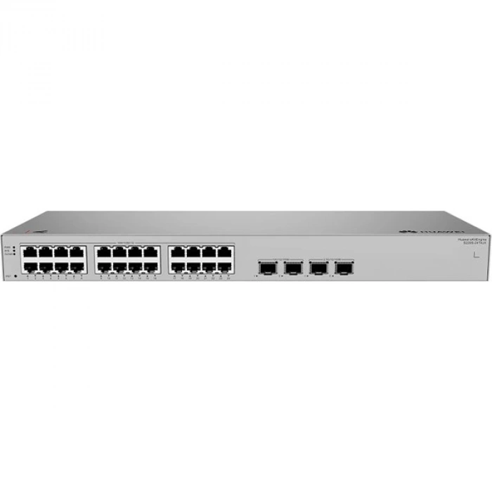 HUAWEI 24port eKIT S220S-24T4JX GIGABIT 2xSFP/2xSFP  Yönetilebilir Switch RackMount Layer2