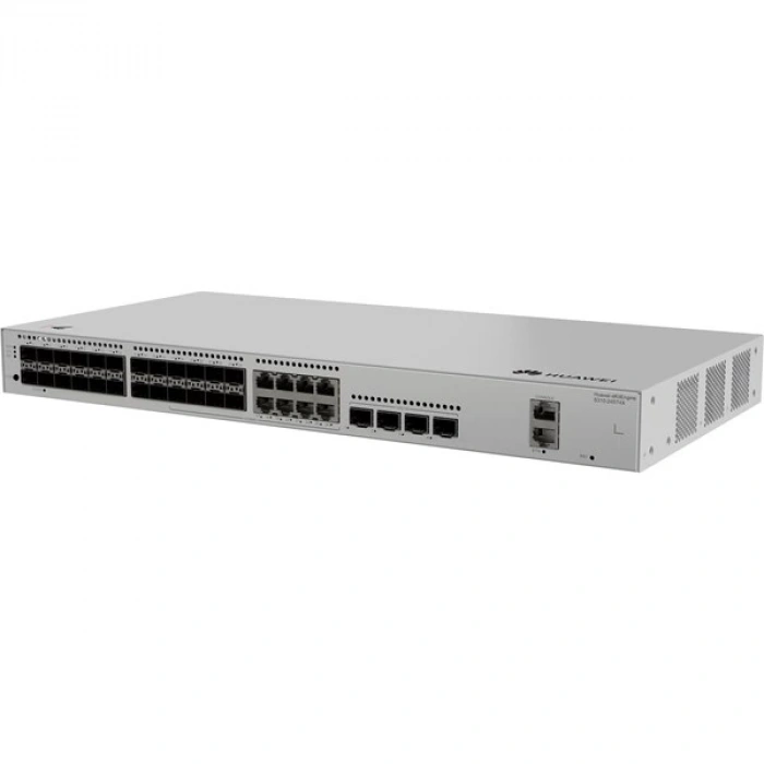 HUAWEI 24port eKIT S310-24ST4X 24xSFP-8xOR SFP 4XSFP+ Yönetilebilir Switch RackMount Layer2+ Hybrid