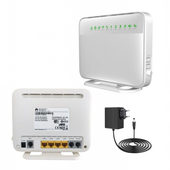 HUAWEI HG658 V2, 4 Port, 2.4Ghz Wifi, 300Mbps, Dahili Anten, VDSL2 MODEM