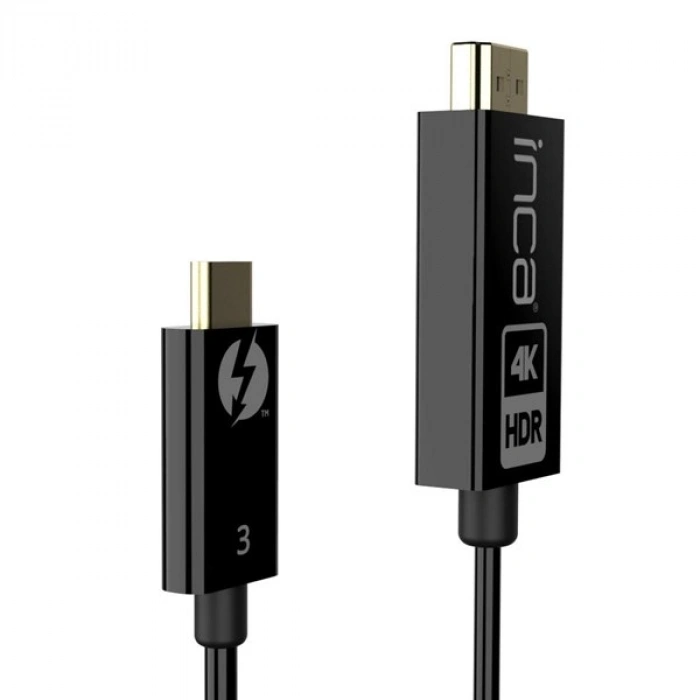 INCA 1.8metre ITCH-30 TYPE-C-HDMI Görüntü Kablosu 4K 60Hz