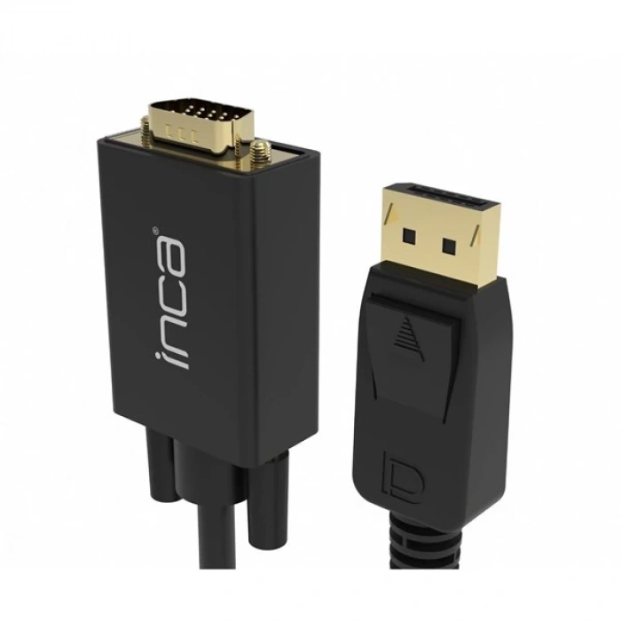 INCA IDPV-18T 1.8metre DP-VGA (E) Görüntü Kablosu