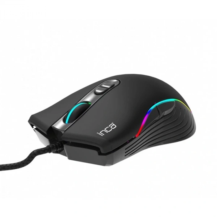 INCA IMG-GT15 USB RGB Led Aydınlatmalı 4800dpi Gaming Optic Siyah Mouse