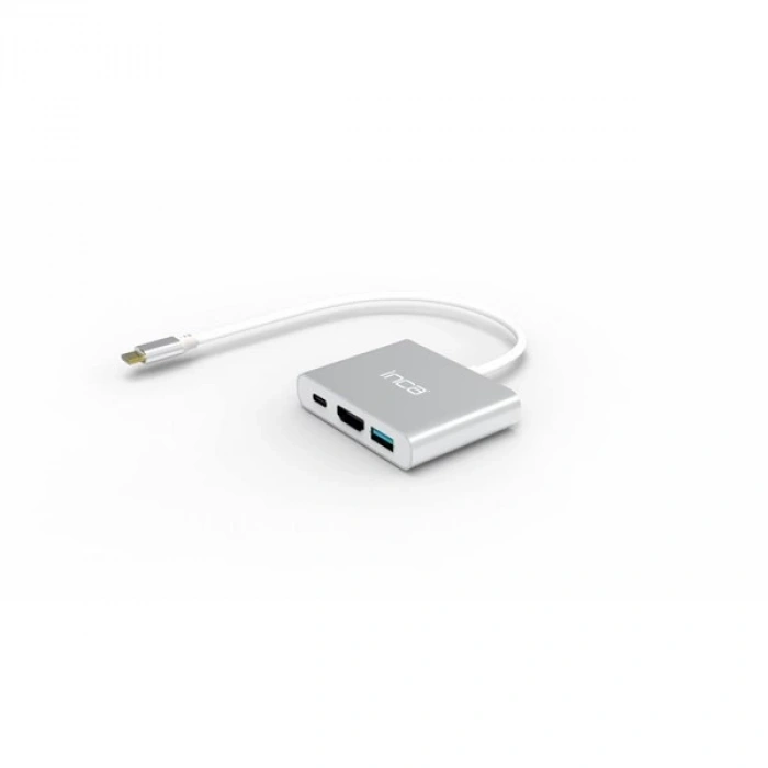 INCA ITPC-04TX 0.15metre TYPE-C - HDMI Görüntü Adaptörü Gümüş 100W