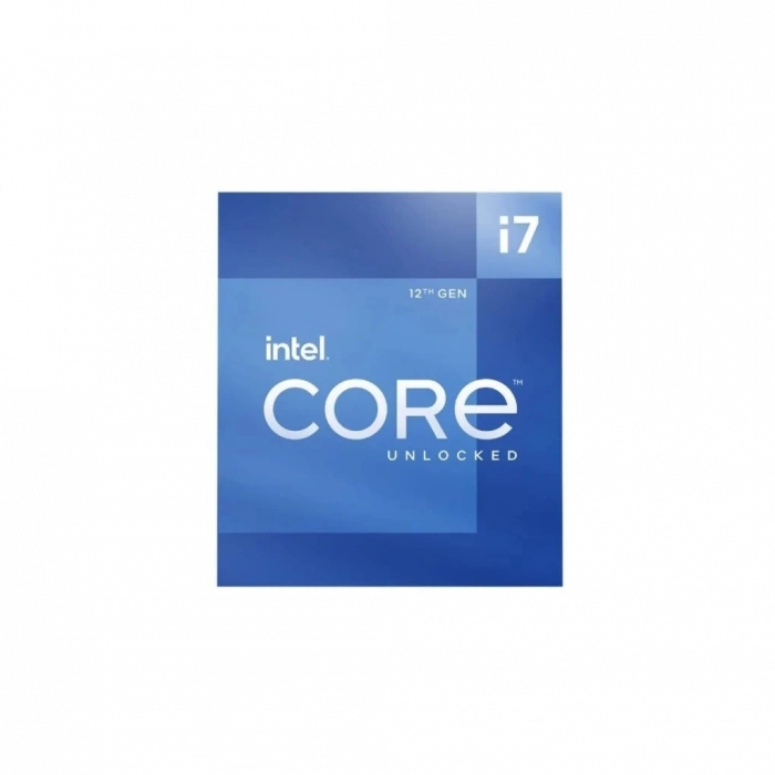 INTEL i7-12700KF 12 Core, 3.60Ghz, 25Mb, 125W, LGA1700, 12.Nesil, BOX, (Dahili Grafik YOK, Fan YOK)