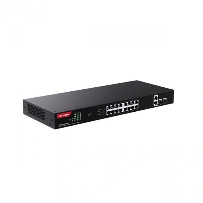 IP-COM 16port G1120P-16-250W GIGABIT 2-UPLINK 2-SFP 230W TAM POE RACKMOUNT SWITCH