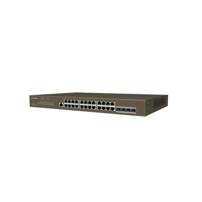 IP-COM 24port G3328F GIGABIT 4-SFP UPLINK L2 CLOUD YÖNETİLEBİLİR RACKMOUNT SWITCH