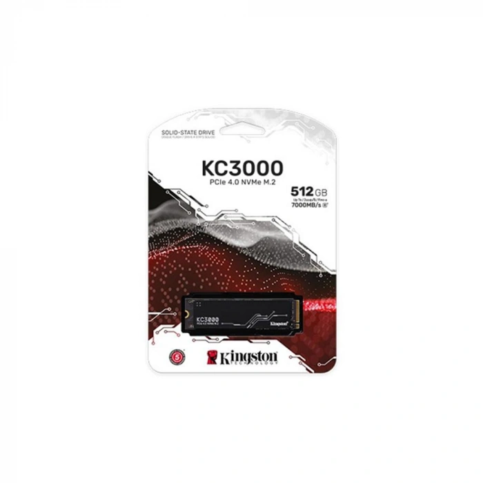Kingston 4TB KC3000 7000MB-7000MB-S PCIe 4.0 NVMe M.2 SSD Disk SKC3000D-4096G