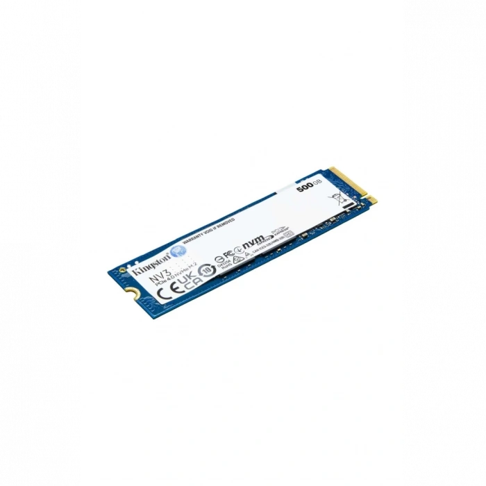 KINGSTON SNV3S/500G, NV3, 500GB, 5000/3000, Gen4, NVME PCIe M.2 2280, SSD
