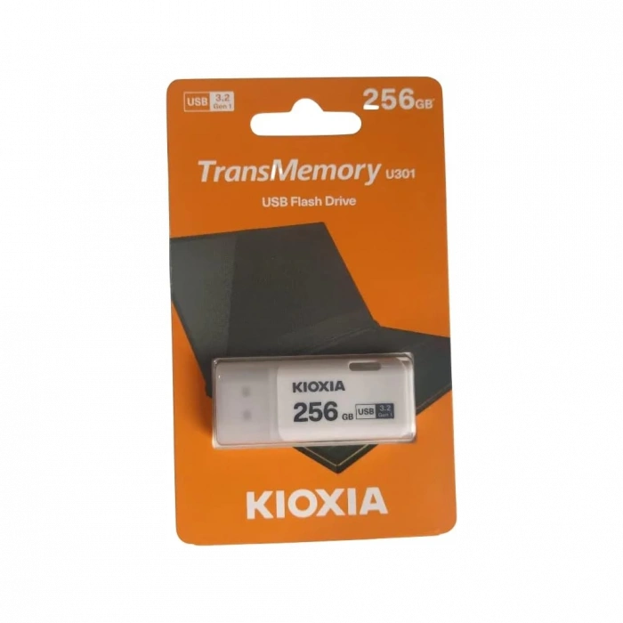 KIOXIA U301W 256GB USB 3.2 Gen1 TransMemory Flash Disk (Beyaz)