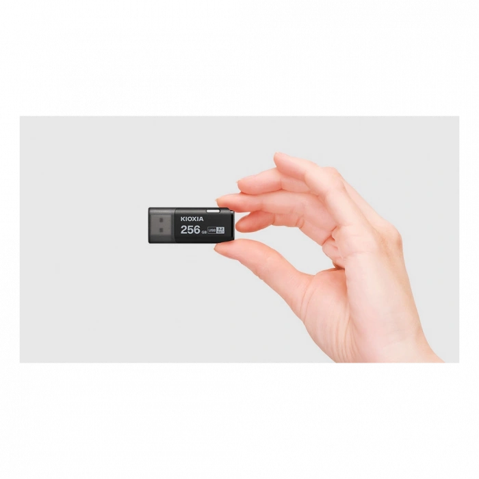 KIOXIA U301K 256GB USB 3.2 Gen1 TransMemory Flash Disk (Siyah)