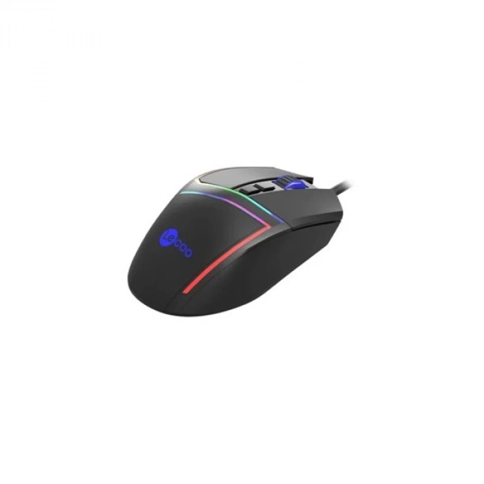 LENOVO LECOO MS106 USB RGB Led Aydınlatmalı 3200dpi Gaming Optic Siyah Mouse