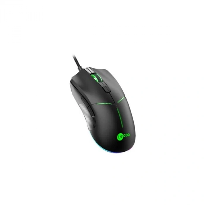 LENOVO LECOO MS109 USB RGB Led Aydınlatmalı 6400dpi Gaming Optic Siyah Mouse
