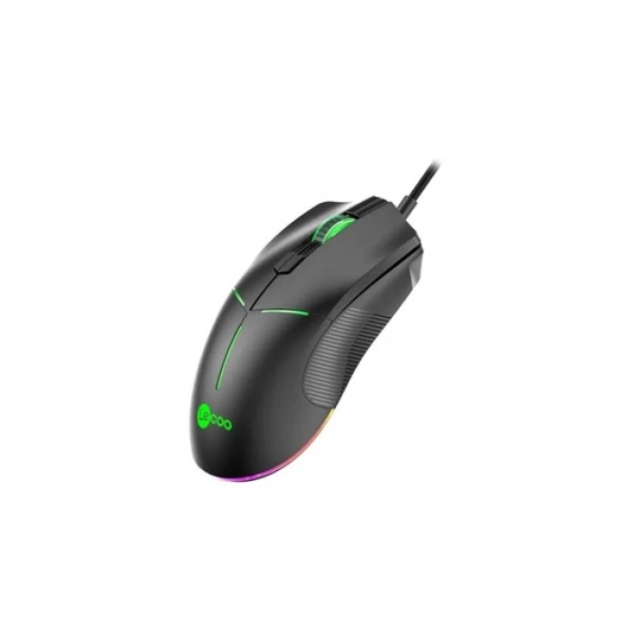 LENOVO LECOO MS109 USB RGB Led Aydınlatmalı 6400dpi Gaming Optic Siyah Mouse
