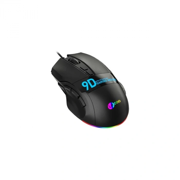 LENOVO LECOO MS130 USB RGB Led Aydınlatmalı 7200dpi Gaming Optic Siyah Mouse