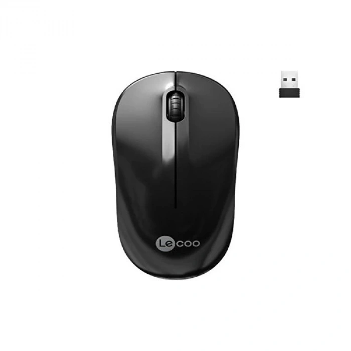 LENOVO LECOO Ws206 Kablosuz 1600dpi Optic Siyah Mouse