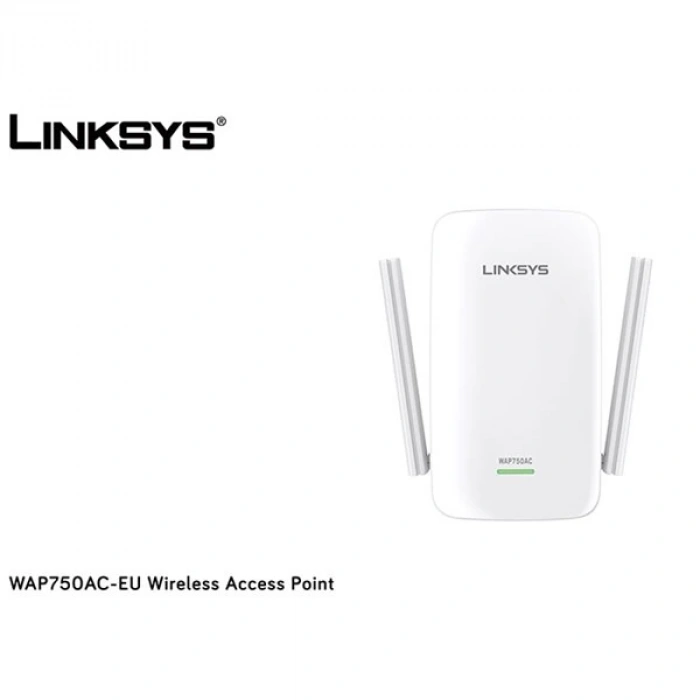 LINKSYS WAP750AC-EU AC750 MENZİL GENİŞLETİCİ PRIZ TİP
