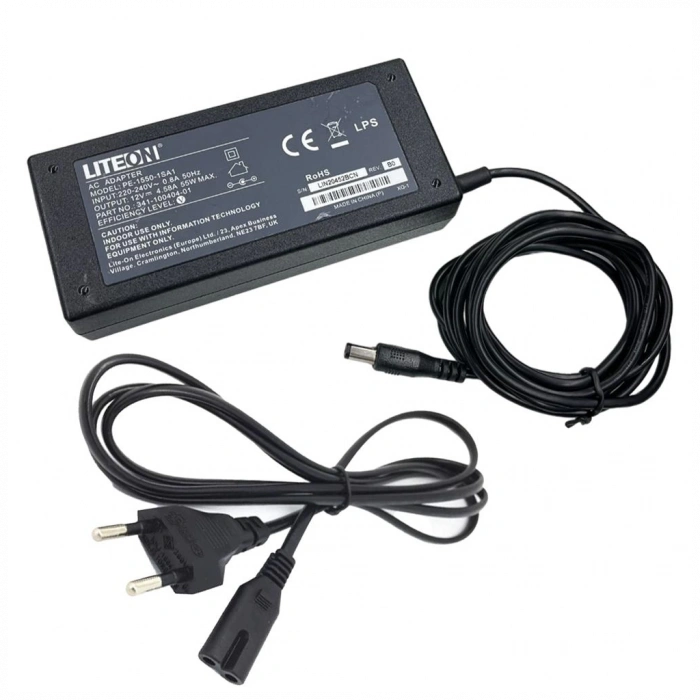 LITEON PE-1550-1SA1, 12V, 4.58A, 55W DC ADAPTÖR