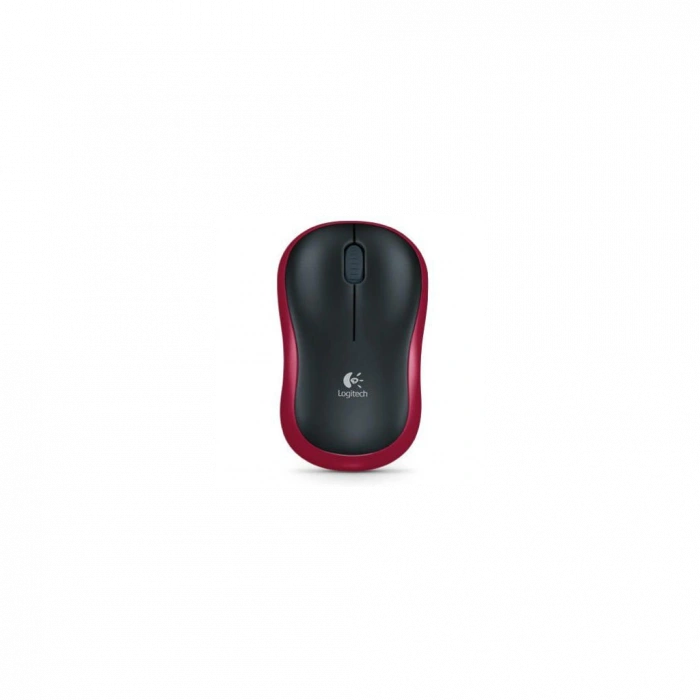 LOGITECH 910-002237, M185 Kırmızı, USB Nano 2,4G Kablosuz, 1000dpi, Optik, 3 Tuşlu, 12ay Pil Ömrü, Mouse