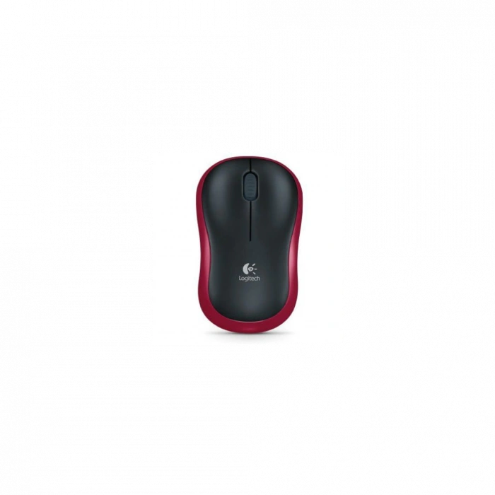 LOGITECH 910-002237, M185 Kırmızı, USB Nano 2,4G Kablosuz, 1000dpi, Optik, 3 Tuşlu, 12ay Pil Ömrü, Mouse