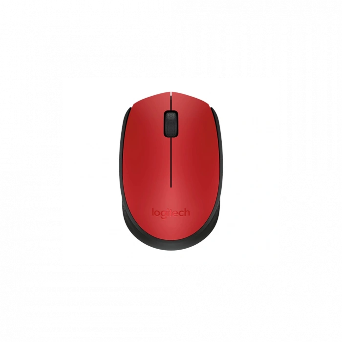 LOGITECH 910-004641, M171 Kırmızı, USB Nano 2,4G Kablosuz, 1000dpi, Optik, 3 Tuşlu, 12ay Pil Ömrü, Mouse