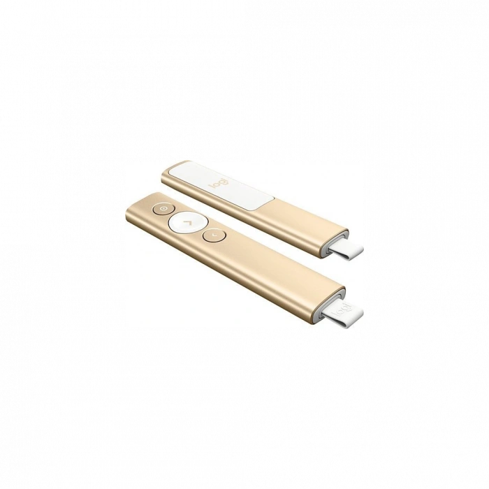 LOGITECH 910-004862, Spotlight Wireless Presenter, Sunum Cihazı (Gold)
