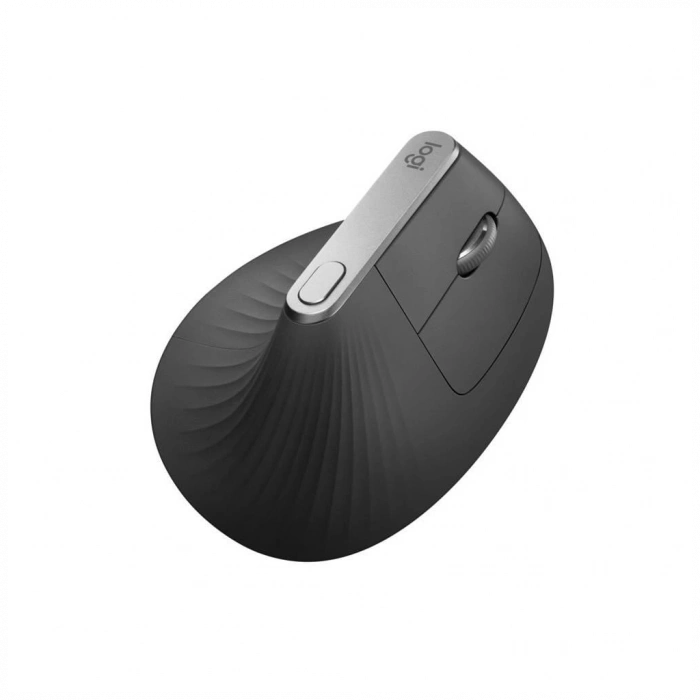 LOGITECH 910-005448, MX VERTICAL, Siyah, Bluetooth, 4000dpi, Lazer, 4 Tuşlu, USB-C den şarj edilebilir, Dikey Ergonomik Mouse