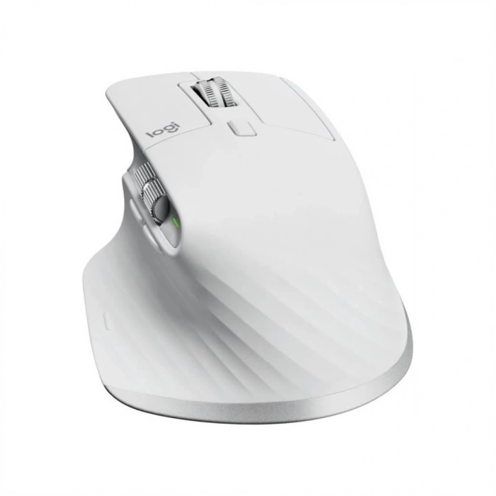 LOGITECH 910-006560, MX MASTER 3S, Beyaz, Bluetooth, 8000dpi, Lazer, 7 Tuşlu, USB-C den şarj edilebilir, Mouse