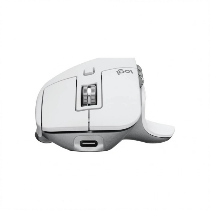 LOGITECH 910-006560, MX MASTER 3S, Beyaz, Bluetooth, 8000dpi, Lazer, 7 Tuşlu, USB-C den şarj edilebilir, Mouse