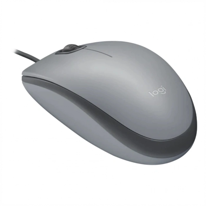 LOGITECH 910-006760, M110 Gri, USB Kablolu, 1000dpi, Optik, 3 Tuşlu, Sessiz Mouse