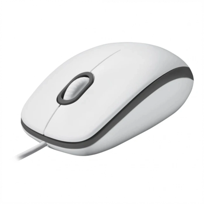LOGITECH 910-006764, M100 Beyaz, USB Kablolu, 1000dpi, Optik, 3 Tuşlu, Mouse