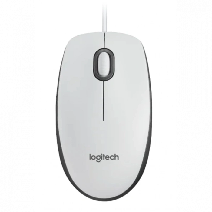 LOGITECH 910-006764, M100 Beyaz, USB Kablolu, 1000dpi, Optik, 3 Tuşlu, Mouse