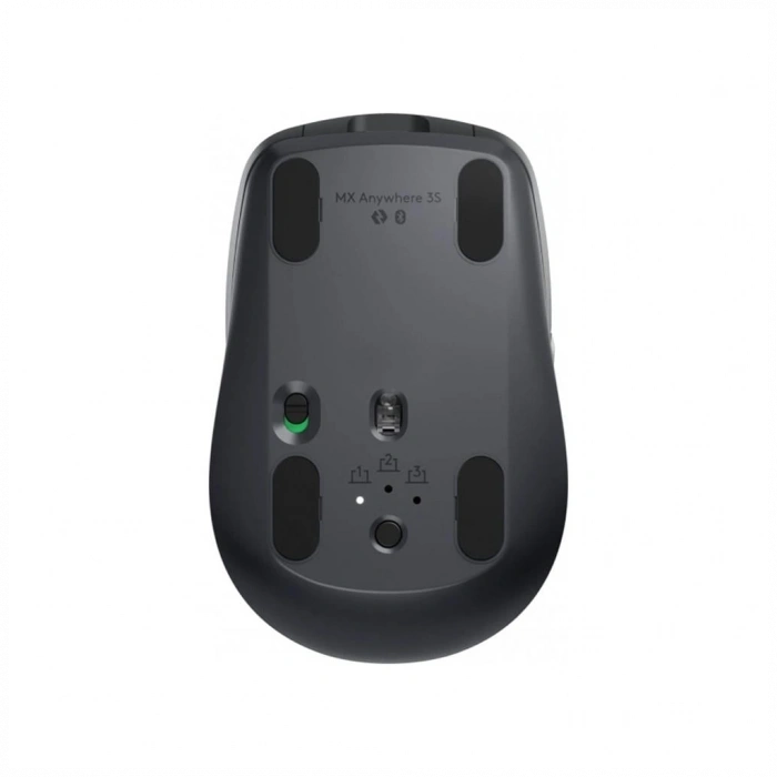 LOGITECH 910-006929, MX Anywhere 3S, Siyah, Bluetooth, 8000dpi, Lazer, 6 Tuşlu, USB-C den şarj edilebilir, Mouse