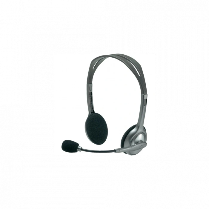 LOGITECH H110, 981-000271, 3,5mm Jac, Çağrı Merkezi, Ofis, Toplantı, Konuşmacı Tipi, Microfonlu Kulaklık