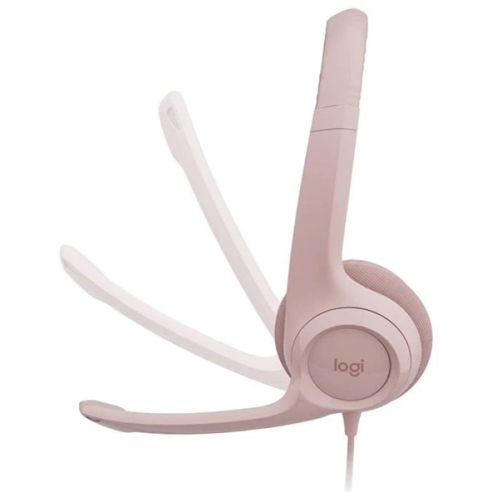 Logıtech H390 Usb Kulaklık Pudra Pembe 981-001281