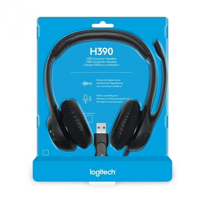 Logıtech H390 Usb Kulaklık-Siyah 981-000406