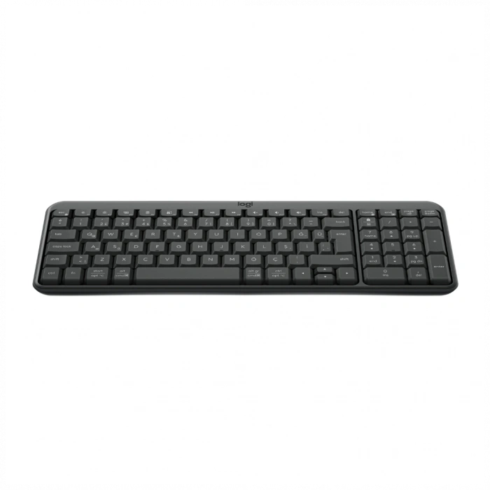 LOGITECH K250, Siyah, 920-013460, Bluetooth, Türkçe Q, Multimedya, Kompakt Klavye