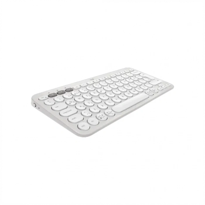 LOGITECH K380S, Pebble Keys 2,  Beyaz, 920-011860, Bluetooth, Türkçe, Q, Multimedya, Mini Klavye