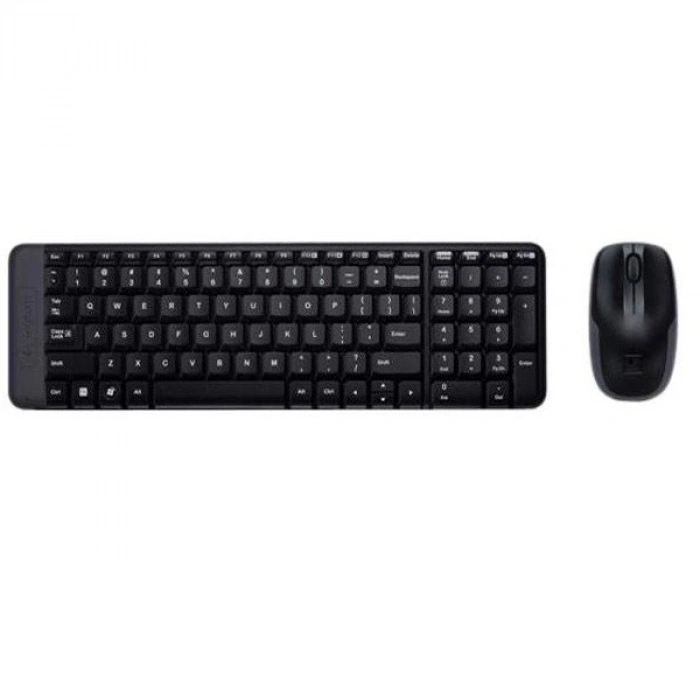 LOGITECH MK220 Kablosuz Q Trk Siyah Klavye - Mouse Set (920-003163)