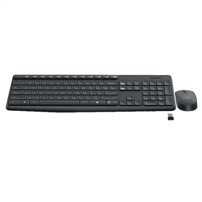 LOGITECH MK235 Kablosuz Q Trk Siyah Multimedya Klavye - Mouse Set 920-007925